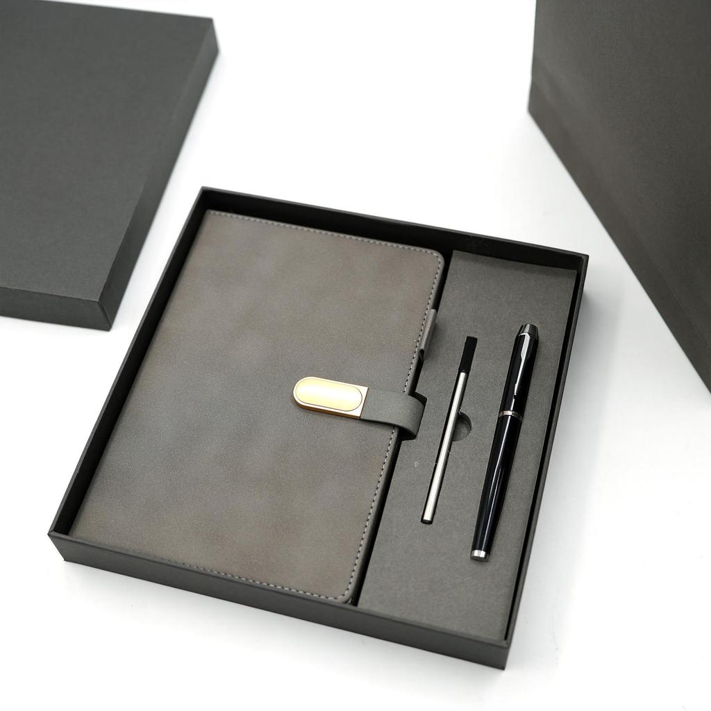 A5 Notebook Gift Set with Buckle - Corporate Souvenir & Customizable Business Notebook