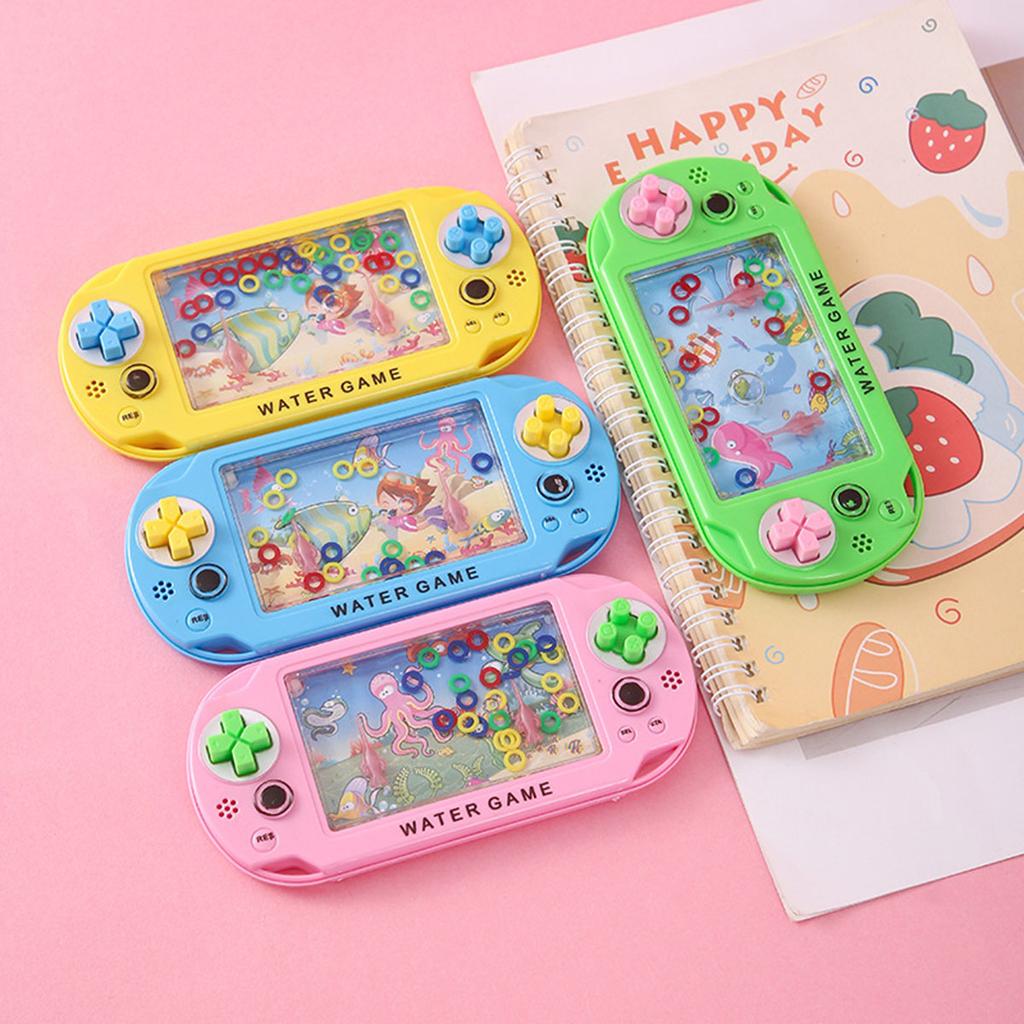 2 Stück Wasserring-Kreisspielmaschine Nostalgische Kindheit Klassisch Nostalgische Kinder-Wasserspielmaschine Spielzeug für Kinder