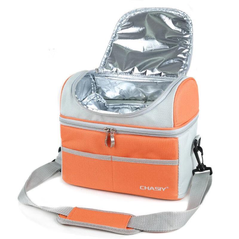 Double Layer Insulated Lunch Bag 7L