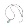Unique Rainbow Bead Neckchains Adjustable Duck Pendant Choker Ornaments