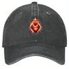 Sacred Heart Jesus Baseball Cap Distressed Denim Adjustable Cap for Men Women Faith