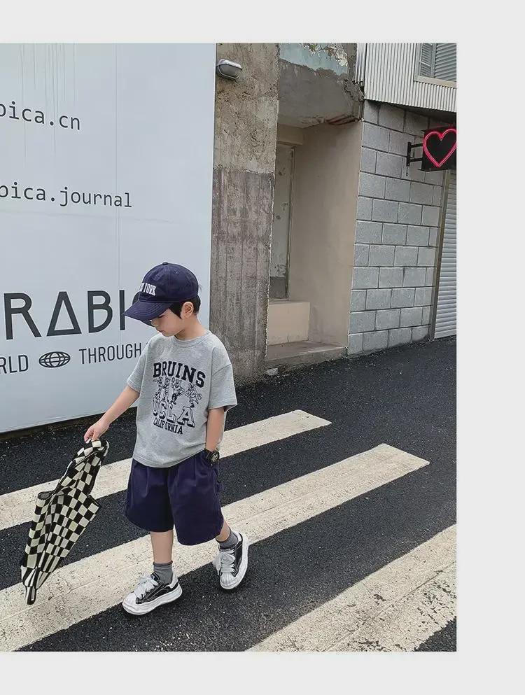 Children's Short-Sleeved T-Shirt: Stylish Boys' Summer 2022 Korean-Style Top