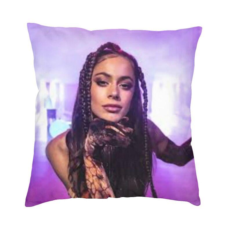Martina Stoessel Model Cushion Cover for Sofa Soft TINI Argentine Singer And Composer Throw Pillow Case Bedroom Pillowcase