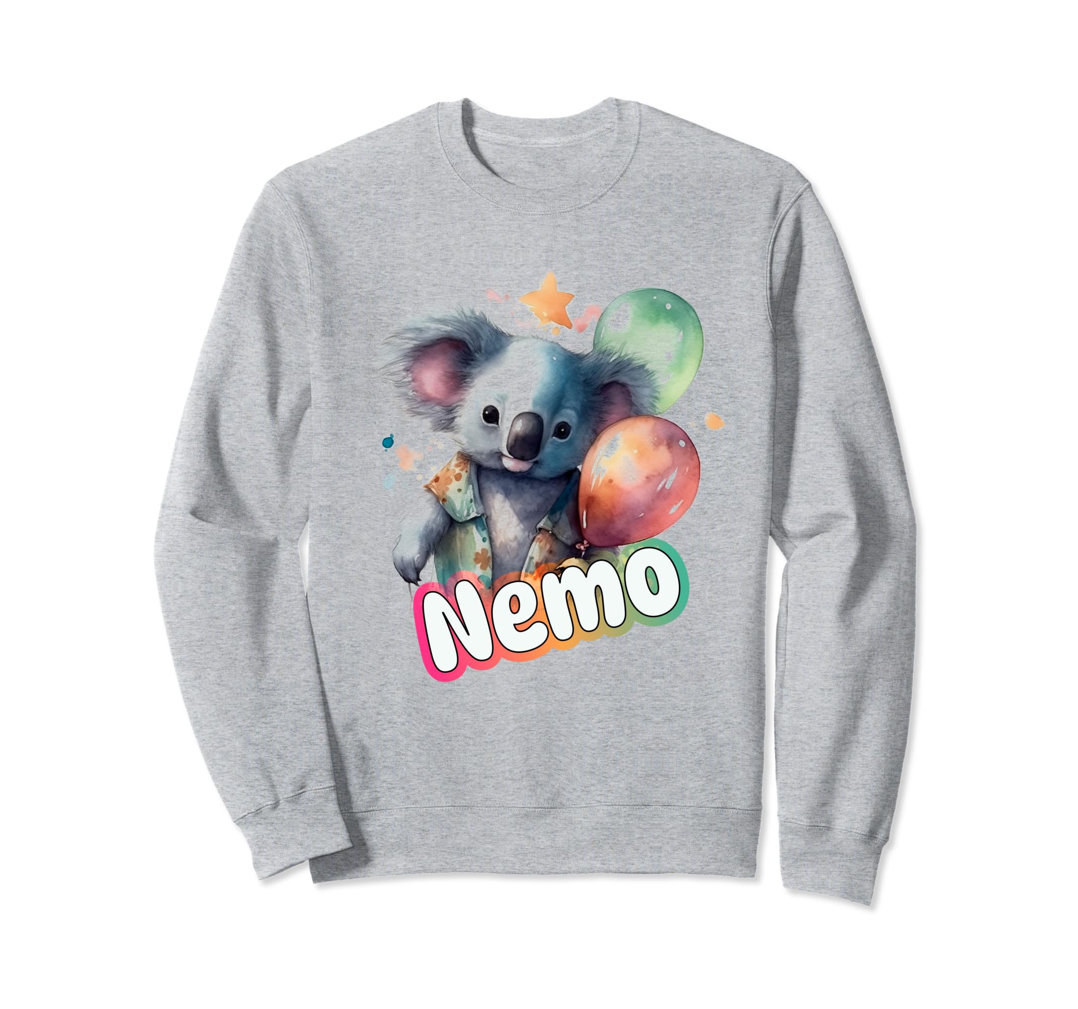 

NEMO - Cute Boy Name with cute Koala Sweatshirt
