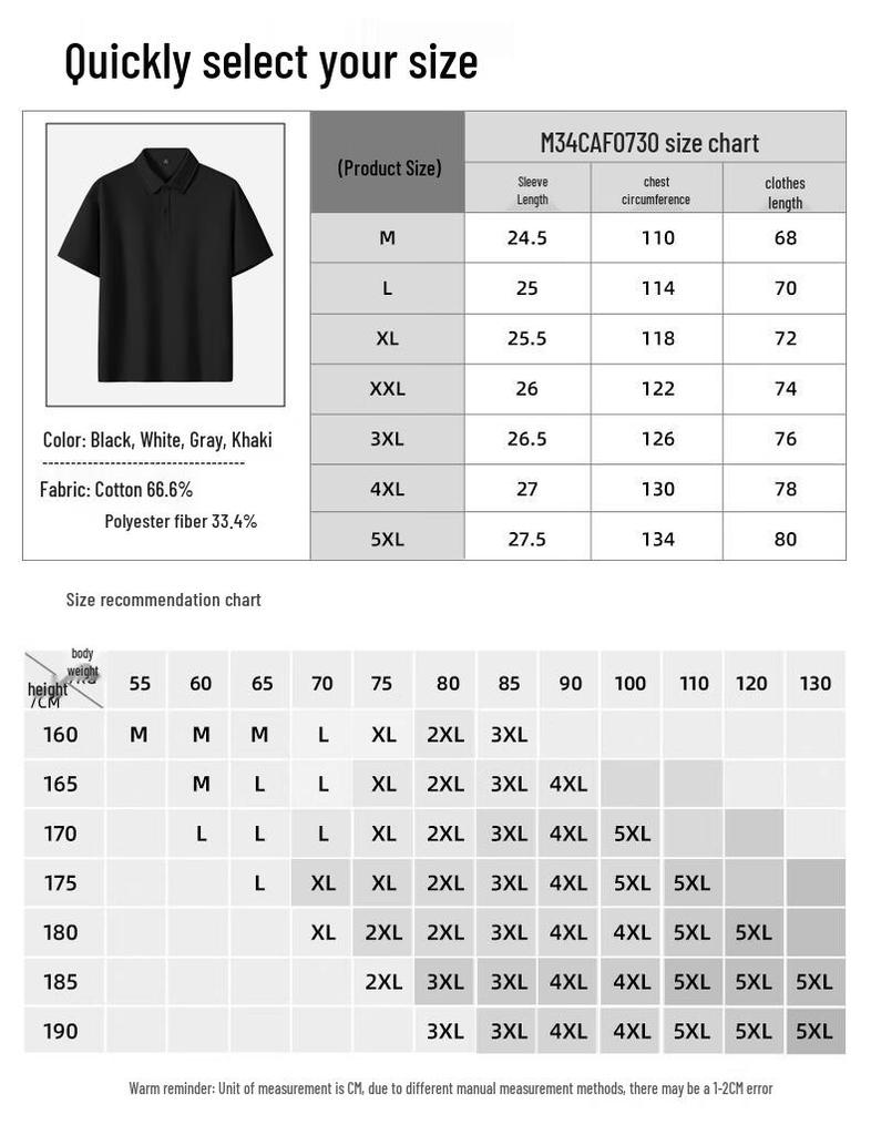 Camiseta Polo Casual de Manga Corta para Hombre JEEP SPIRIT