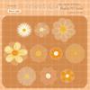 Retro Story DIY Kreatives Sticker-Set: Pastellserie