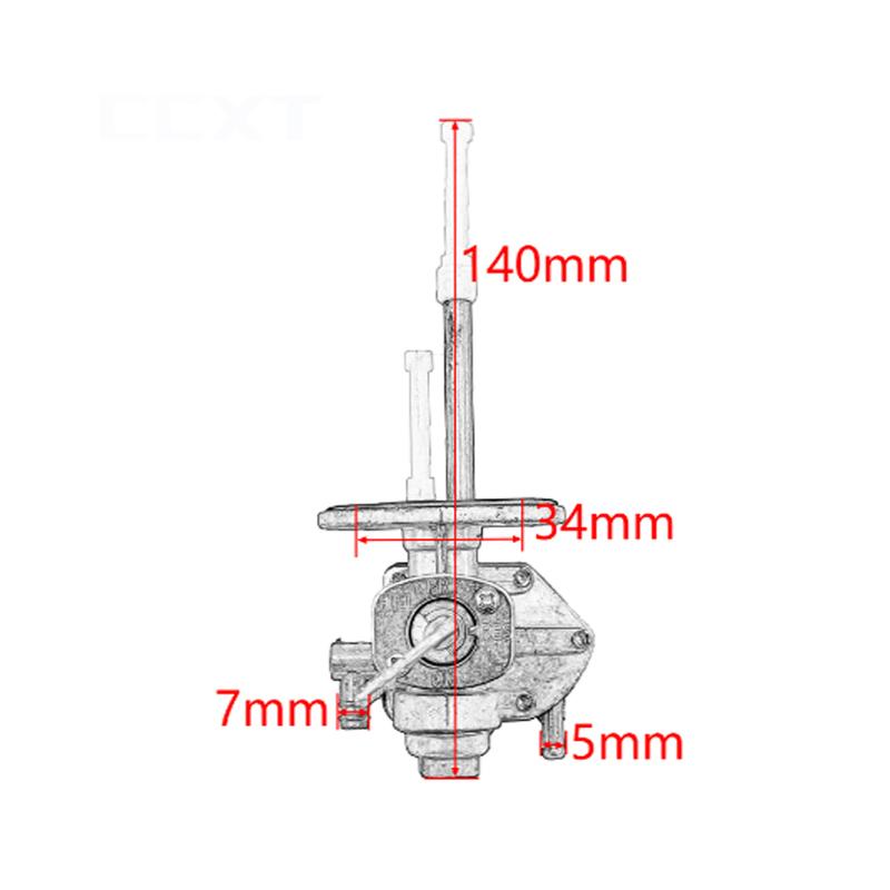 Motorcycle Gas Fuel Tank Switch Valve Petcock Tap Pump For Suzuki Quadsport LT80 LTZ400 Z400 LTZ250 LTF300F GSF600 King Quad ATV