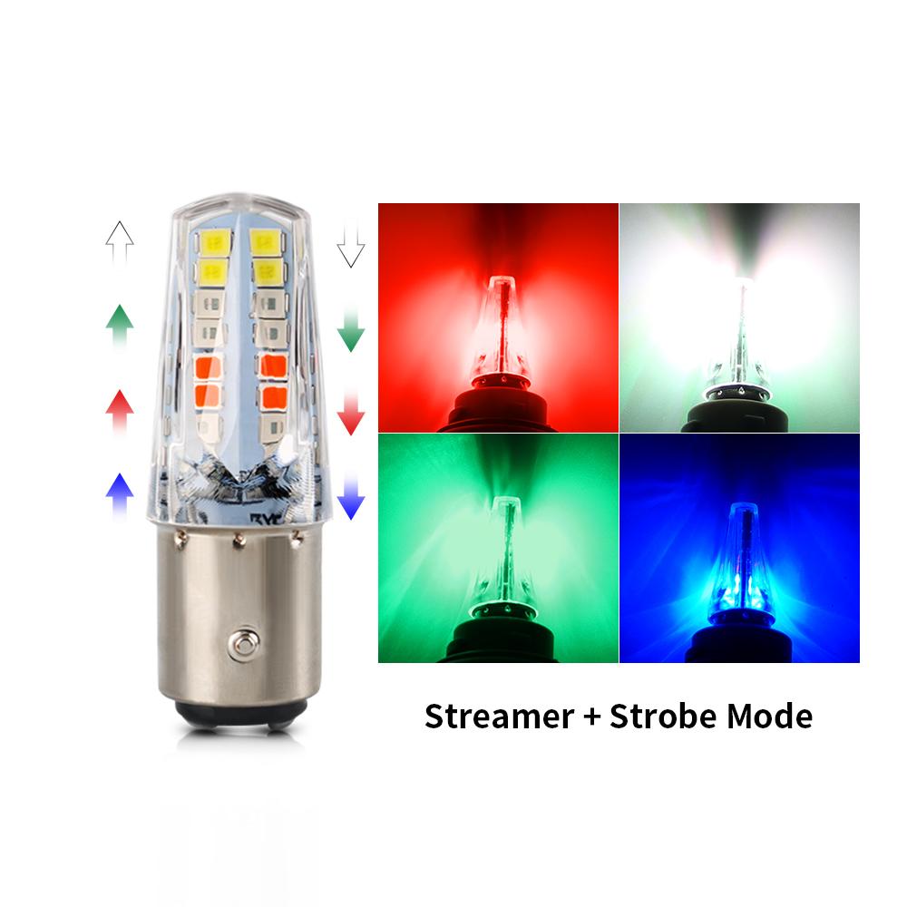 1157 Led Turn Signal Strobe Flashing Bulbs Super Bright Motorcycle Lights 2835 32smd Moto Brake Light White Red Blue Strobe 12V