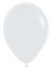 Sempertex White Latex Balloons, White, 30Cm, 50Pcs.
