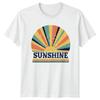 Sunshine TShirt Retro Sunsets Nature Birthday Gift For Him And Her
