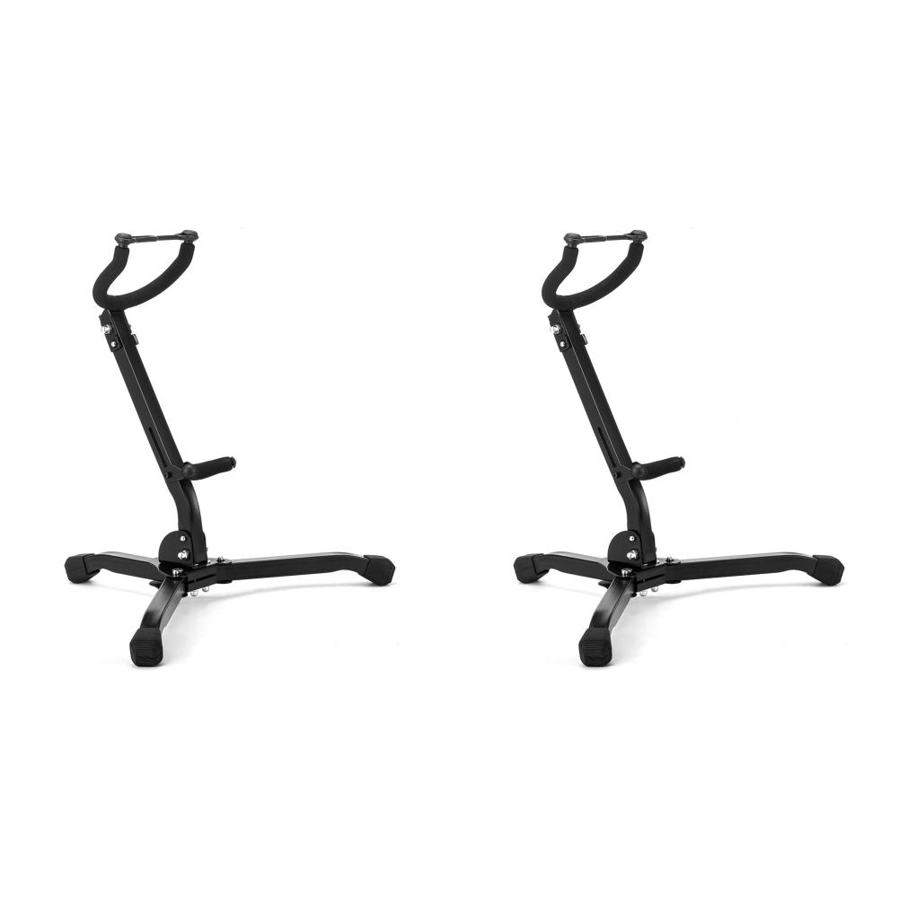 

FE# Alto Tenor Saxophone Stand Foldable Tripod Wind Instrument Accessories (Blac