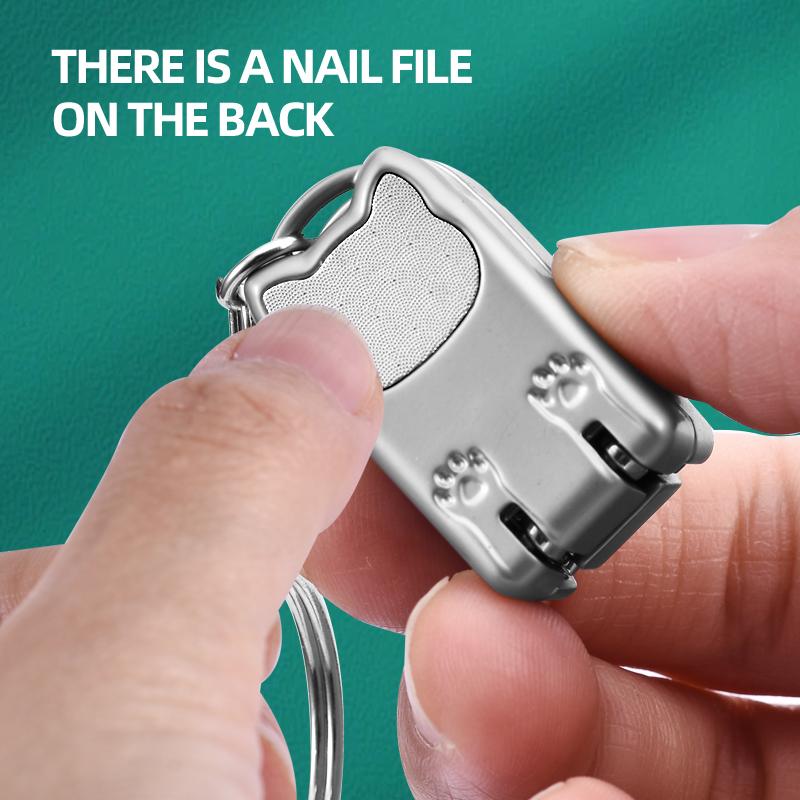 New Nail Clippers Stainless Steel Nail Trimmer Mini Trimming Of Thick And Hard Nails Portable Creative Gifts