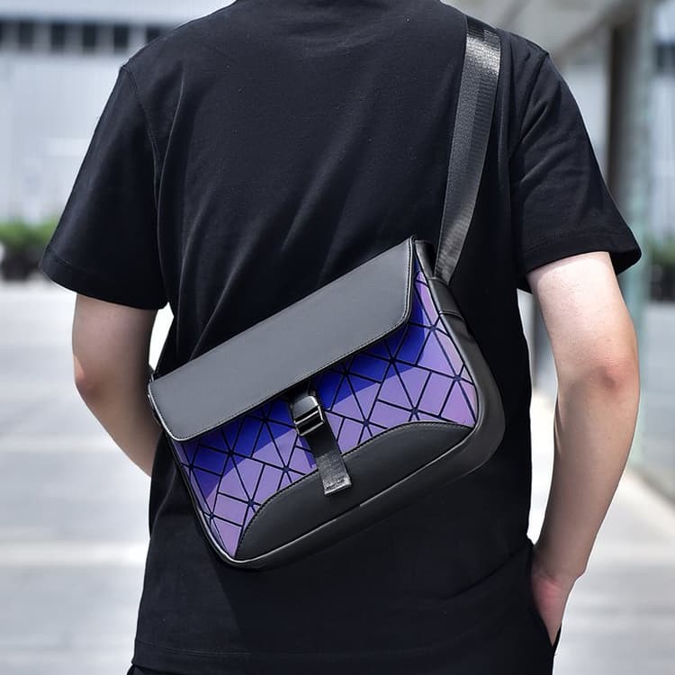 Neue Diamant-Messenger-Mode-Herrentasche kleine quadratische Tasche