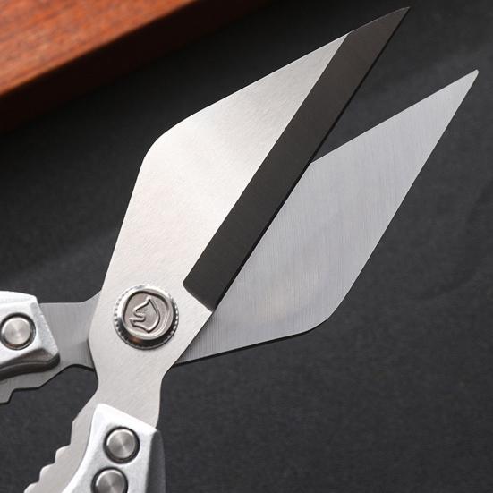 2Pcs Kitchen Shears Heavy Duty Stainless Steel Scissors for Meat Fish Poultry Vegetables Multi-Functional Kitchen Cutter for Home Professional Use