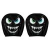 2PCS Funny Cartoon Eyes Headrest Covers, Car Front Seat Head Rest Decor Pillow for SUV Truck MPV RV, Auto Interior Accessories