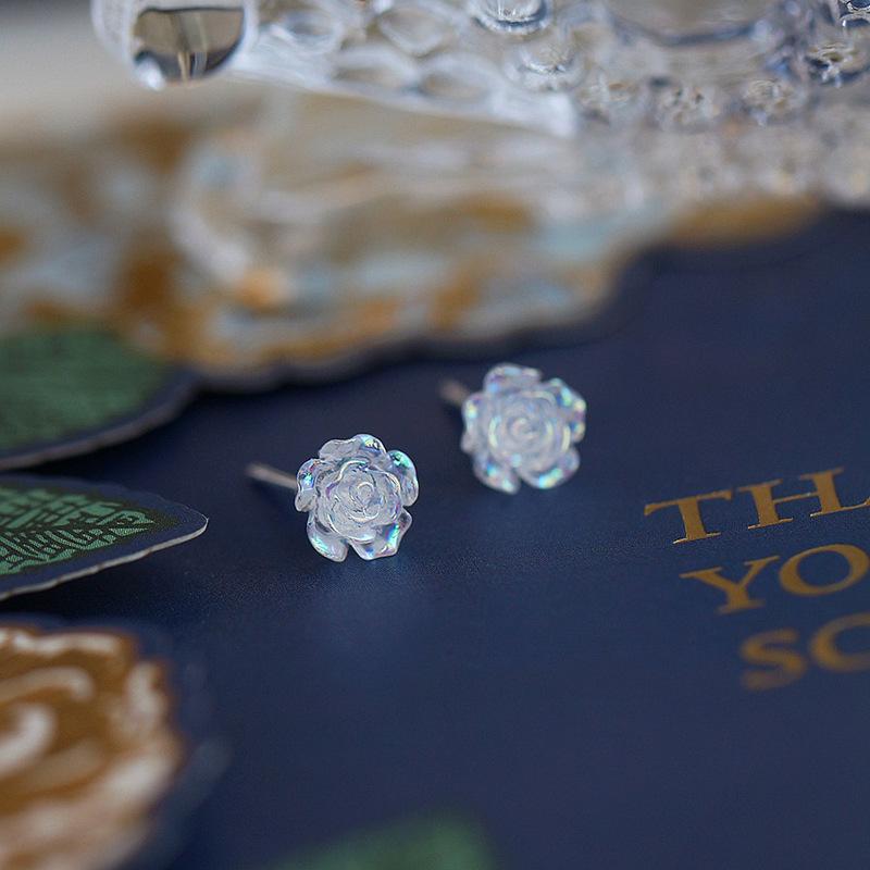 

Серьги Серьги Камелия Женские Новые Маленькие Изысканные Серьги Цвет Розовый Цветы Темпераментные Серьги Подруги