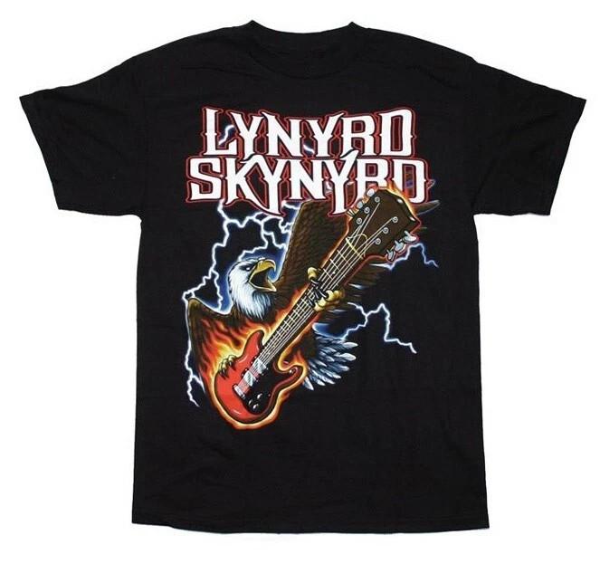 

Lynyrd Skynyrd Eagle Guitar T-shirt, Unisex Cotton T-Shirt, Size S to 4XL 5XL різнокольоровий