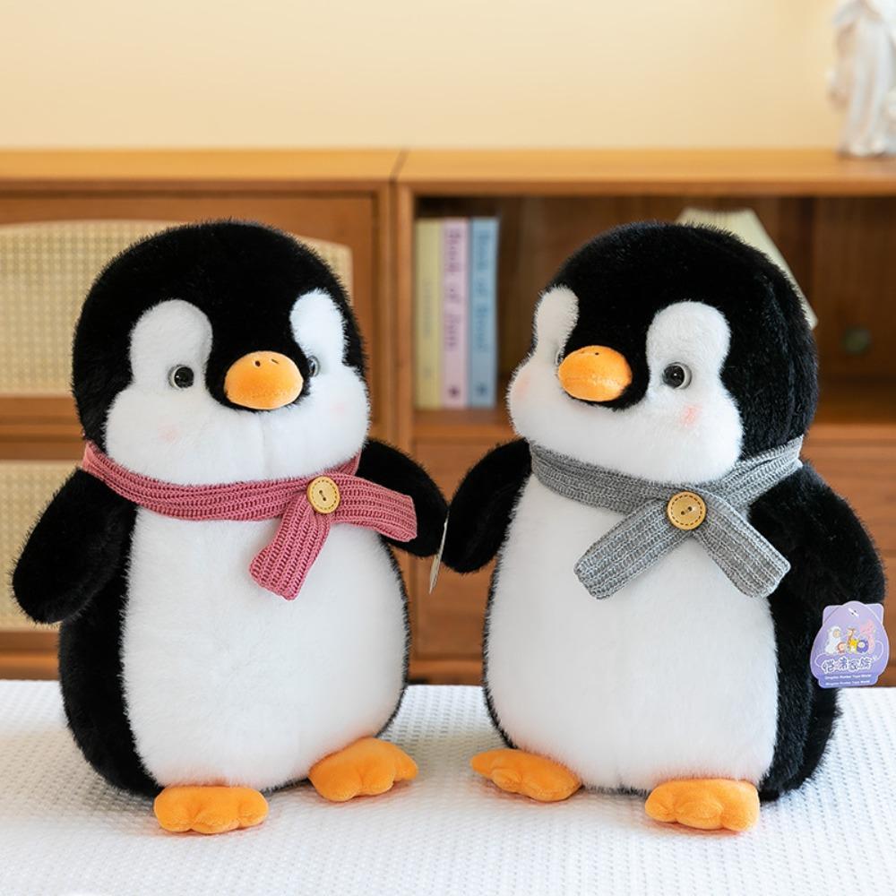 

Cartoon Penguin Soft Pillow Stuffed Penguin Stuffed Dolls Penguin Plush Toy Kids Toys срібний