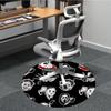1 Stück Horrorfilm-Charaktere Stuhl Teppich für Büro, Innenbereich Rutschfest Waschbar Polyesterfaser Teppich, Matte Für Büro, Maschinenwaschbar