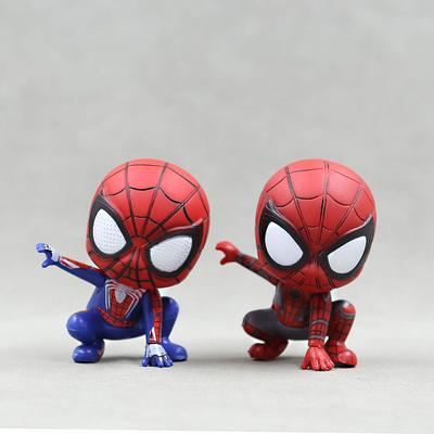 New Marvel Spider Man Enamel Doll Handmade Doll Car Decoration Cake Decoration Doll Figure Toy Birthday Gift Anime Collectible
