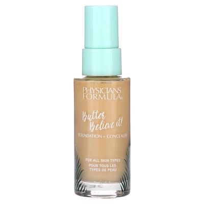 Butter Believe It, Foundation + Concealer, Light~Medium, 30ml (1fl Oz)