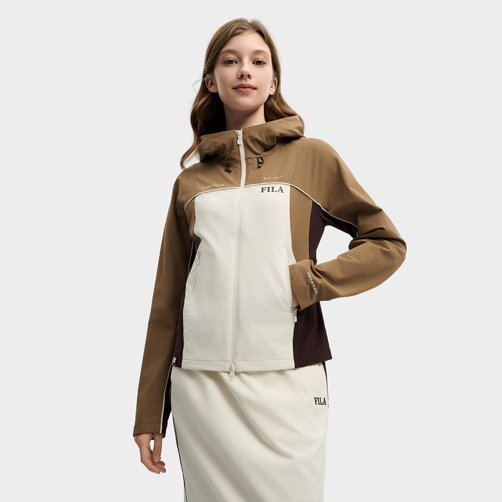 FILA Original Fashion Simple Classic Personality Trendy Retro Sports Casual Versatile Comfortable Slim Fit Short Jacket Women jackets F11W619706FBN