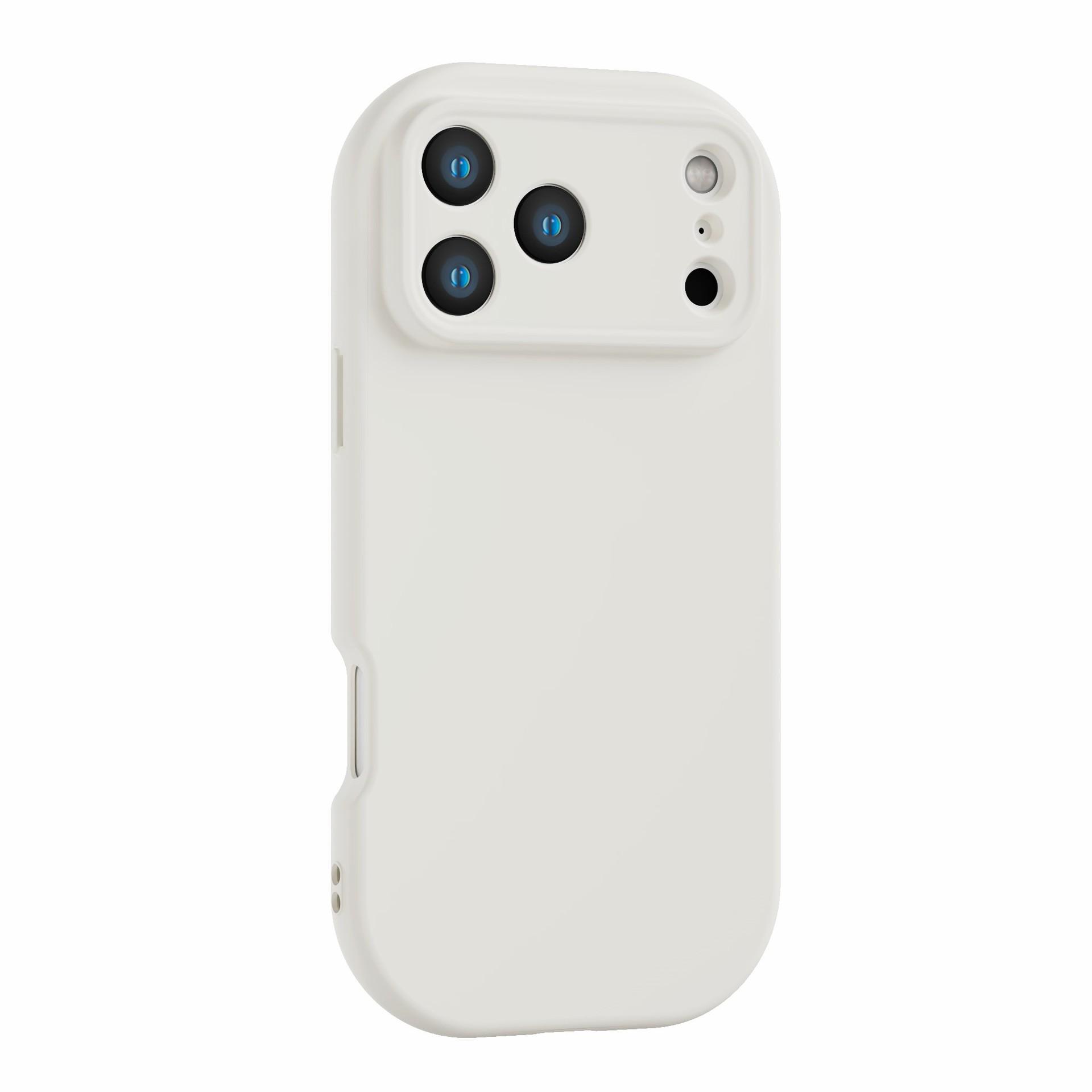 

Для iPhone 17 Чехол для телефона с мелкими отверстиями, толстый, креативный, однотонный, из ТПУ, для Apple 16, большой, толстый, простой, DIY IP17PROMAX