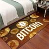 Luxurious B-bitcoin Logo Room Mats Retro Multiple Choice Living Room Kitchen Rug Non-Slip Welcome Rug