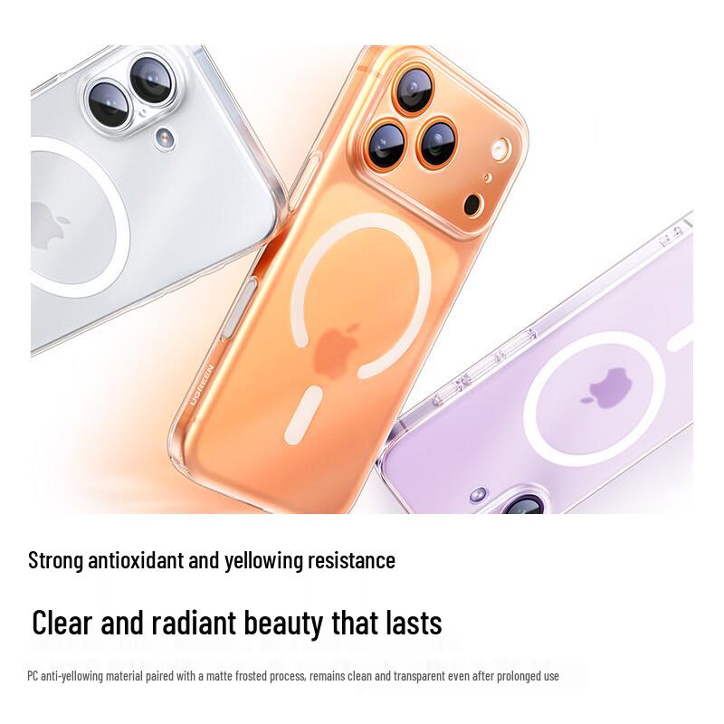 Ugreen Magnetic Matte Full-Coverage Phone Case for iPhone 17 Pro Max