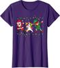 Dabbing Santa Elf Unicorn Christmas Costume Squad Kids Boys Unisex Xmas Gifts TShirt Funny DabbingElf Family Matching Tee Tops