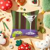 Food And Drinks Cushion Cover Soft Short Plush DoubleSided Printing Home Decor Machine Washable Pillow Case Gift