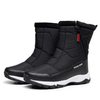Winter-Schnee- und Skischuhe für Herren in Übergröße - Dick, Kältefest, Winddichtes Bergsteiger-Schuhwerk.