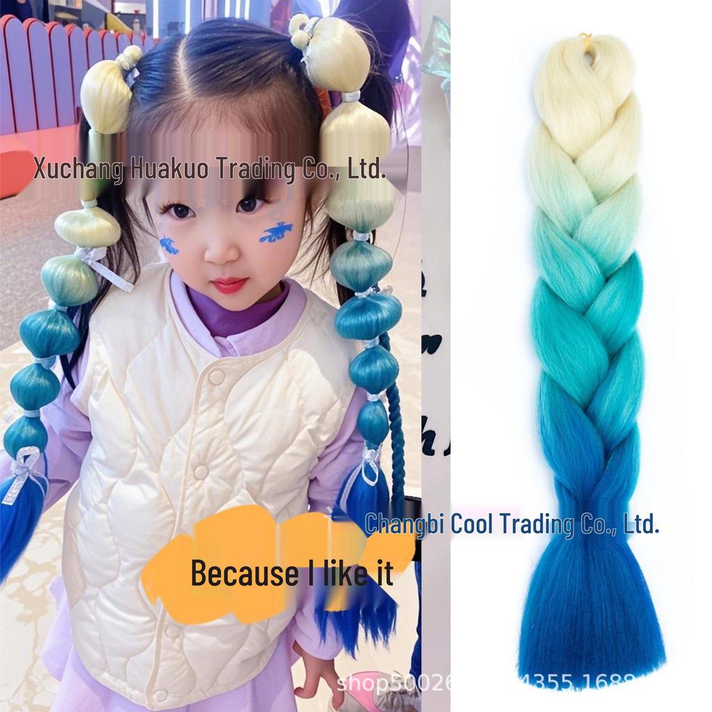 Three, Four, Five-Color Gradient High-Temp Fiber Jumbo Braid Material