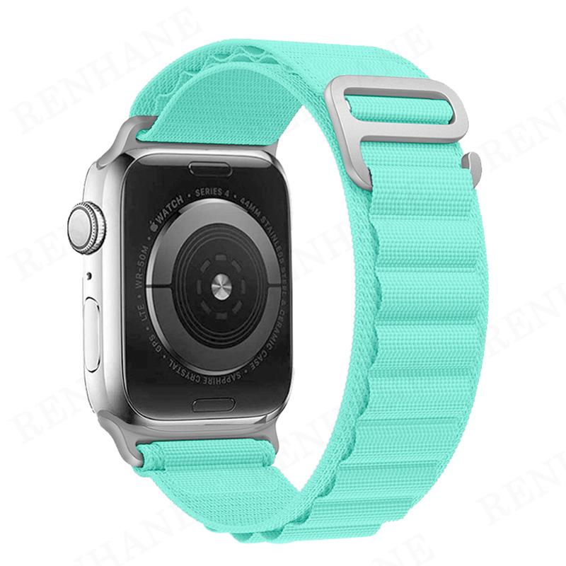 Alpine Loop Nylon Band for Apple Watch Strap 49mm 45mm 41mm 44mm 40mm 42mm 38mm Metal G-Hook Bracelet IWatch Ultra 34 5 SE 6 7 8 Strap