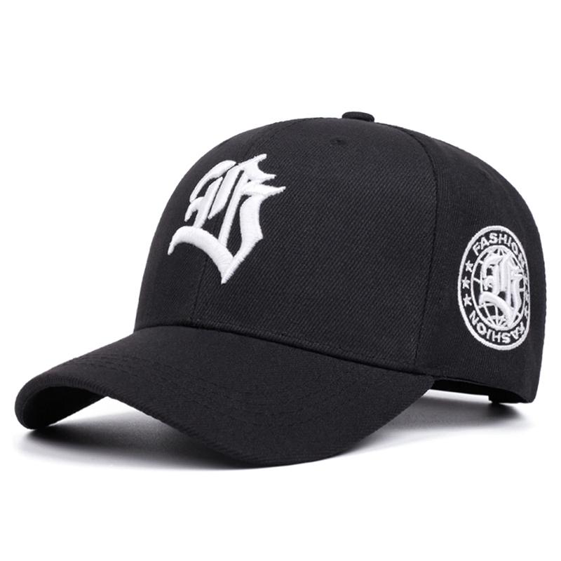 New Creative Skateboard Hat Fb Gothic Letter Embroidered Hiphop Hat Outdoor Leisure Decoration Sunshade Baseball Hat Unisex