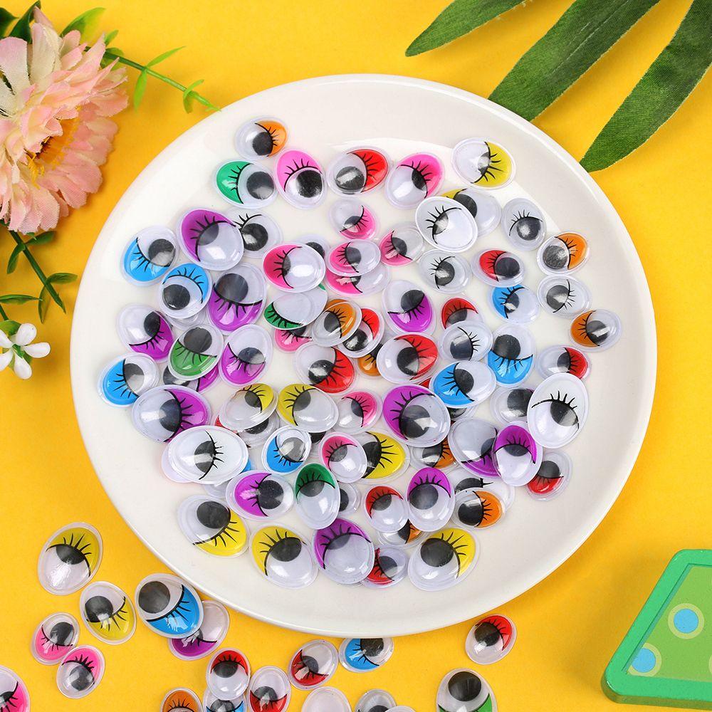 Stofftierteile Wackelnde Bewegliche Augen 3D Puppenzubehör DIY Puppenmaterialien Plüsch Panda Auge