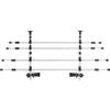TRIXIE Grille De Protection Chiens 105-172cm Aluminium Argenté Et Noir