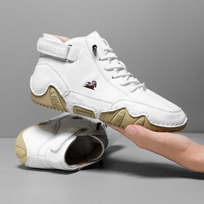 New 2025 Handmade Men Boots Design Sneakers Man Outdoor Casual Leather Shoe Woman Shoes Ankle Boots Fall Breathable Hot Sale
