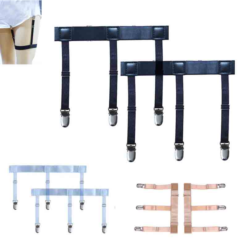 Bretelle per Camicia da Uomo Cintura Regolabile Elastica Supporti per Camicia Mantengono la Camicia Infilata Non Scivolano Sottogambe per Camicia