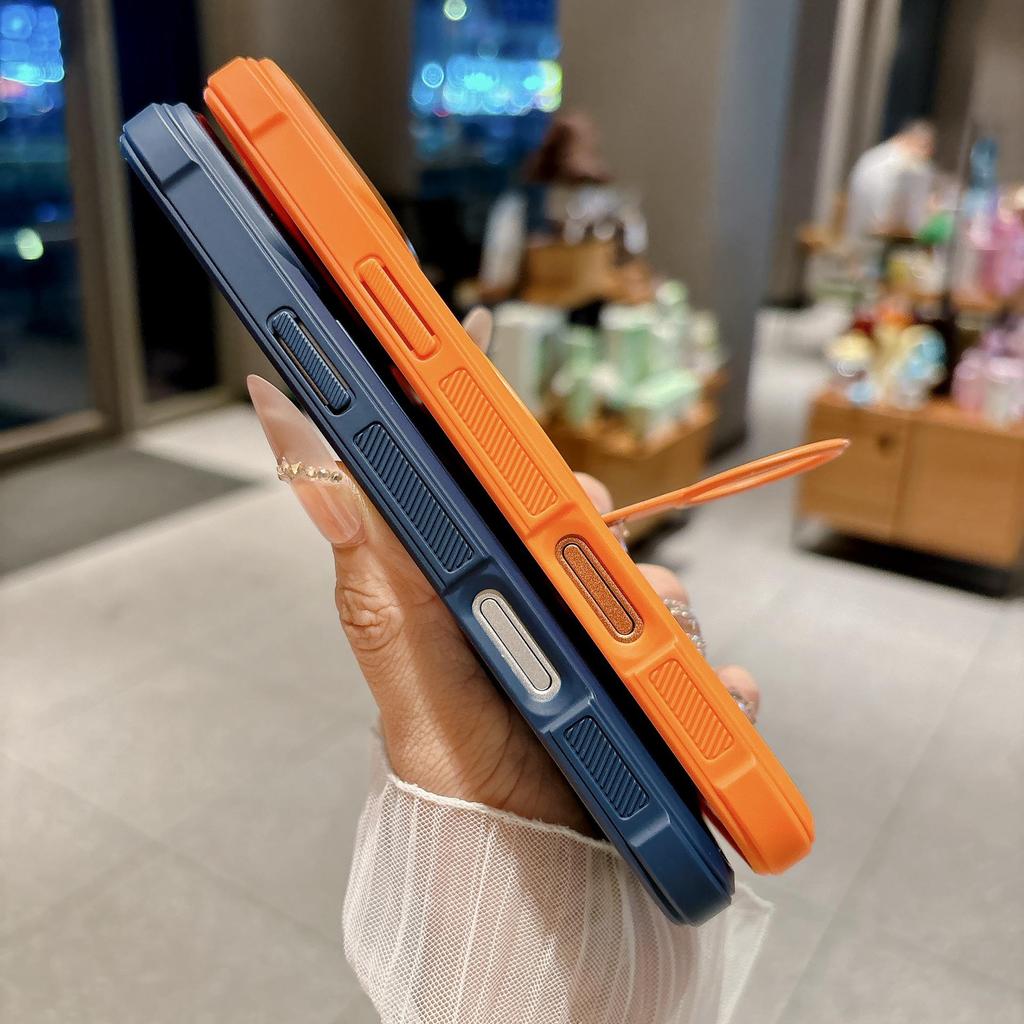 Compatible with iPhone 17 Pro Max Case: Breathable Cooling Mesh, Colorful Rotating Magnetic Stand, Honeycomb Design for iPhone 16.