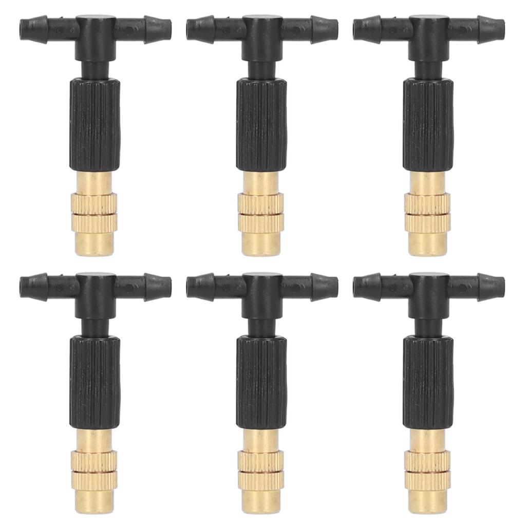 10 Set Micro Garden Watering Spray Head Misting Nozzle with 3‑Way Connector Irrigation System