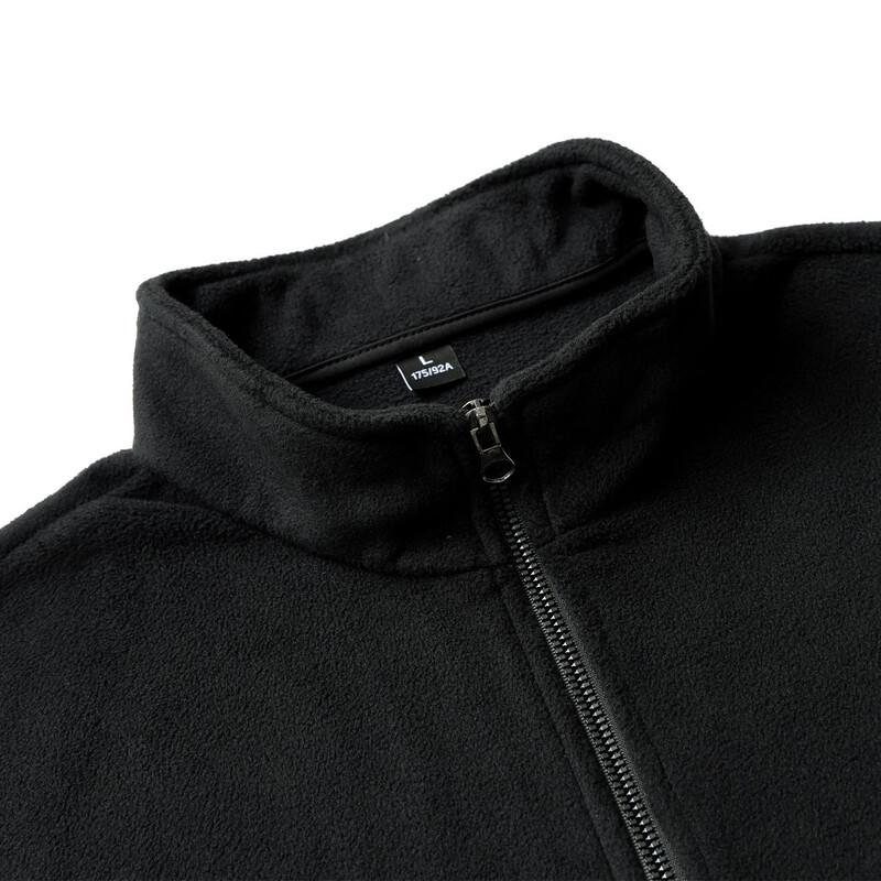 XueZhongFei Men's Half-Zip Fleece Stand-Collar Jacket