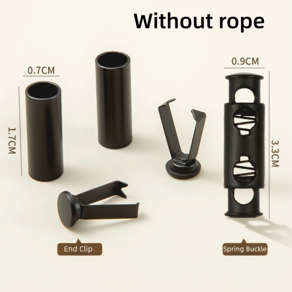 Gifts 2M Pants Elastic Waist Drawstring Adjustable Cord Lock Stopper Waistband with Buckle DIY Sweatpants Waist Drawstring Strap