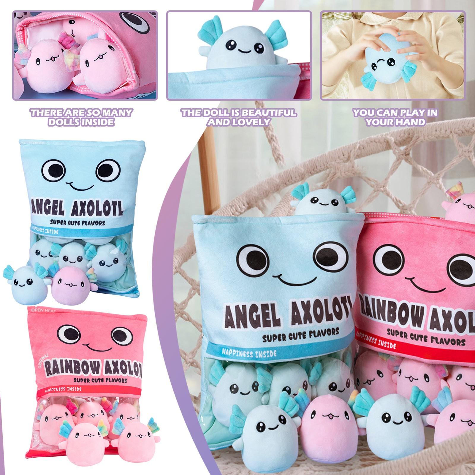 

Мешочек с куклами-саламандрами со звуковыми детскими игрушками внутри B