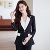 Women's White Suit Set - 2026 Spring/Autumn Professional Goddess Style High-End Jacket