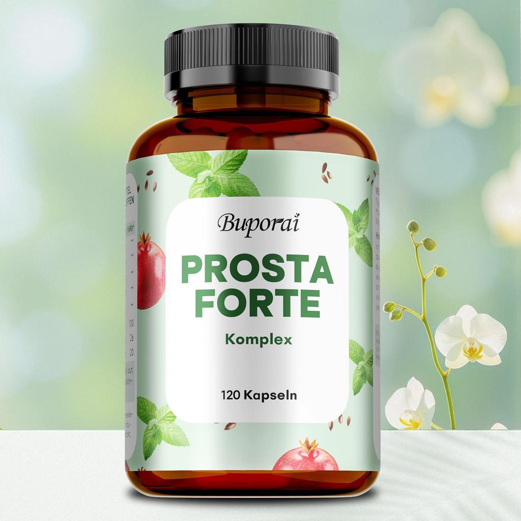 Capsules Hoge Dosis (120 capsules) Inclusief Pompoenpit, Brandnetel, Granaatappel, Zaagpalm Extract, Selenium en Veel Meer - Veganistisch
