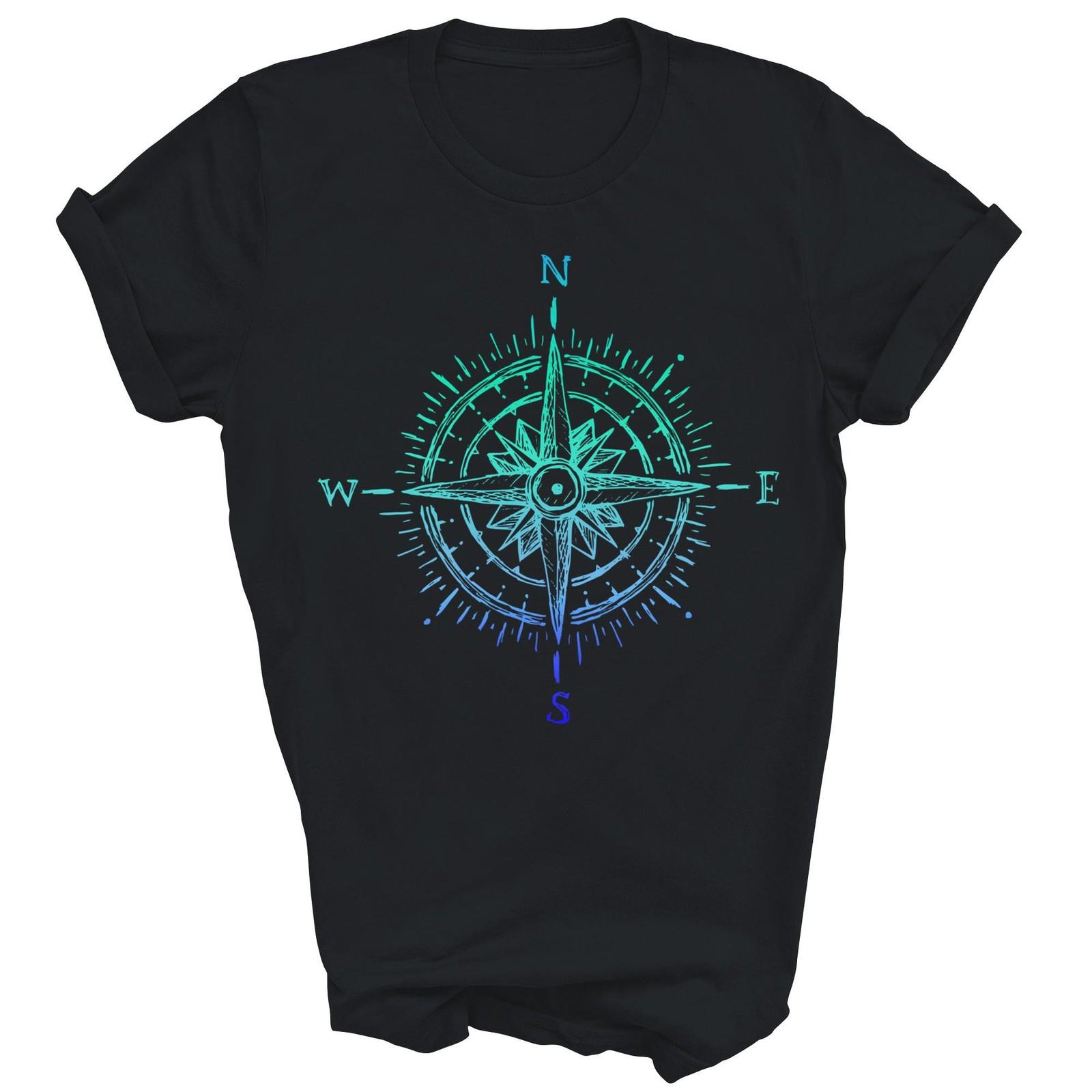 Compass Boat Captain Boating Pontoon Unisex Shirt Gift XXXXL