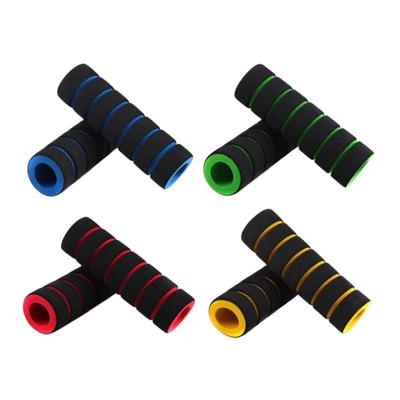 2 ks gripy na kolo MTB sponge potah na řídítka Rukojeti protiskluzové měkké gripy na kolo tlumící nárazy Ultralehké cyklistické pouzdro na řídítka