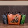First Layer Cowhide Tote Large Capacity Rose Bag Vintage Tote Bag
