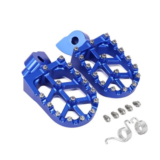 

Motorcycle CNC Foot Pegs Footpeg Pedals For YAMAHA YZ 65 85 125 250 125X 250X 250FX 450FX WR 250F 450F YZF WRF 250 450 синій
